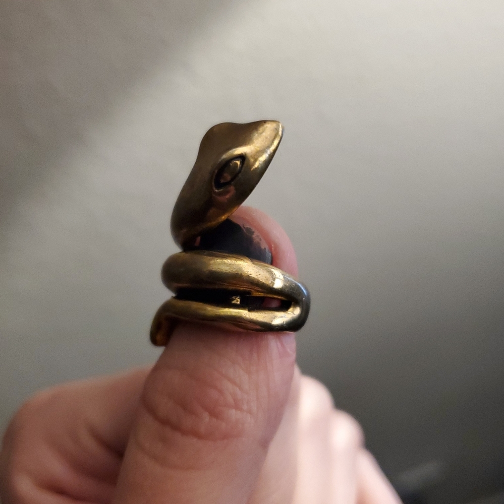*HOLD* Vintage Copper Snake Ring *HOLD*